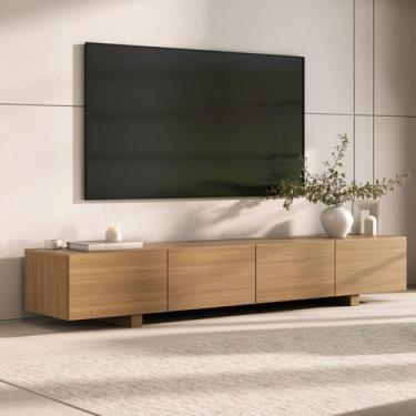 Imagem de Rack para Tv até 75 Polegadas 210cm Aruá CabeCasa MadeiraOriginals - C