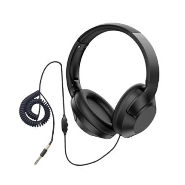 Imagem de BaotyJie Detector de metais fone de ouvido, fone de ouvido leve com fio portátil ao ar livre prático profissional sobre a orelha, Style B