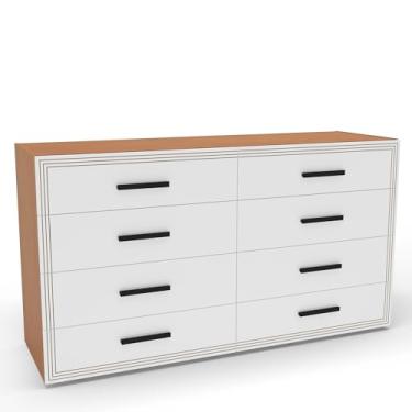 Imagem de Cômoda 8 Gavetas Valência Politorno Móveis