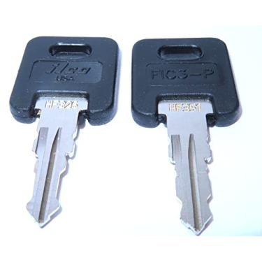 Imagem de Chaves de reboque de motorhome cortadas para travar/número de chave de HF326 T0 HF351 Chaves de trabalho Trailer de viagem Motor Home Toy Hauler Ilco Keys (HF329)