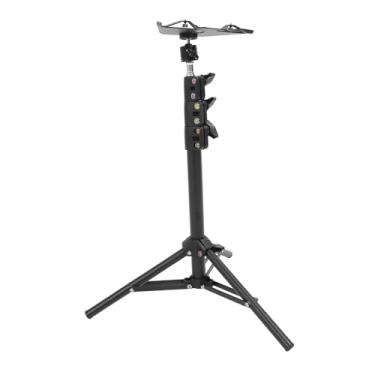 Imagem de Hyuduo Kit de tripé de Satélite Retangular Ajustável, Mini tripé de Viagem para Trailer Em Liga de Alumínio Com Adaptador de Tubo para Recepção de Sinal Externo Estável Com de 20-51 pol.