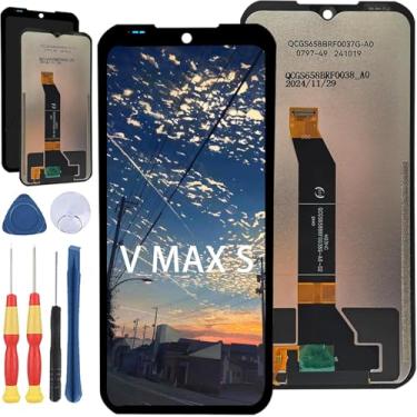 Imagem de Yuxyiony Nova tela de substituição para tela LCD DOOGEE V MAX S e acessórios de ferramentas de substituição.