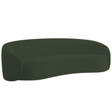 Imagem de Kit Sofá 3 Lugares 180cm E 2 Poltronas Orgânica Luxo Amore Linho Verde