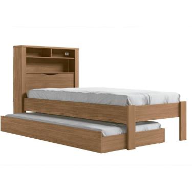 Imagem de Bicama Solteiro Com Baú Invicta Santos Andirá Jatobá