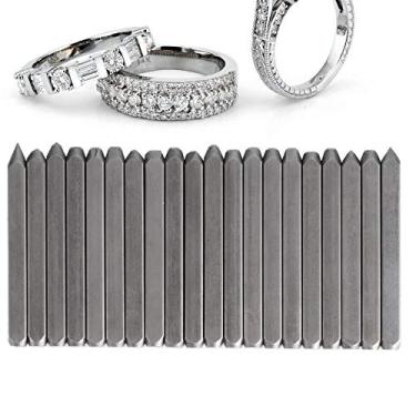 Imagem de Luqeeg Kit de Equipamento de Cinzel de Bigorna Ferramentas para Fazer Joias para Lindas Esculturas de Textura DIY, 20 Peças de Cinzéis de Aço Inoxidável para Ourives e Processadores de Joias (#3)