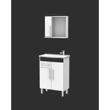 Imagem de Balcão para banheiro standard 60cm preto - Nexa