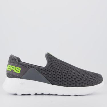 Imagem de Tênis Skechers Go Walk Max Cinza e Verde, 43