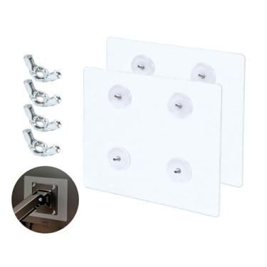 Imagem de Adaptador de montagem para monitor não VESA - Adaptador VESA de 100 x 100 mm para monitor sem furos para monitores de tela plana de 24 a 32 polegadas Capacidade de carga 7,7 kg, pacote com 2