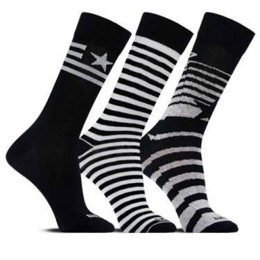 Imagem de Kit 3 Pares Meia Masculina Casual Botafogo Futebol Club - Rikam, Sorti