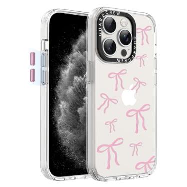 Imagem de GuardCrew Capa para iPhone 15 Pro Max, [proteção contra quedas de grau militar de 3,5 m à prova de colisão] [antiamarelamento e antidescasca] Capa de telefone fina transparente à prova de choque TPU