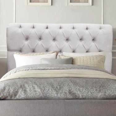 Imagem de Cabeceira Estofada Cama Box Casal 140cm París Suede Cinza Claro- Mabe Magazine