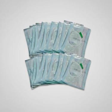 Imagem de Tubos Extensores para Relactação TAM4, 20 Unidades Esterilizadas, Livre de BPA, Compatível com Relactadores, para Amamentação e Translactação