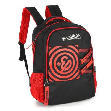 Imagem de Mochila Escolar Costas Enaldinho Grande Reforçada Vermelho