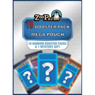 Imagem de Zoo Packs 10 Booster Pack Assortment Mega Pouch | 10 Booster Packs + 1 Bonus Item | Compatible with Pokemon Cards