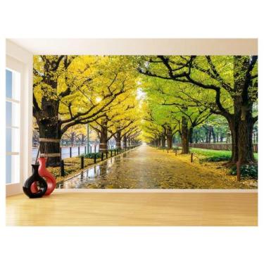 Imagem de Papel De Parede 3D Estrada Caminho Paisagem 3,5M Nes124 - Você Decora