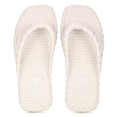 Imagem de Chinelo Brizza Arezzo EVA Bico Quadrado Off White - Feminino-Feminino