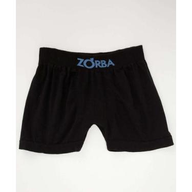 Imagem de Cueca Boxer Infantil Zorba-19063, Preto, P