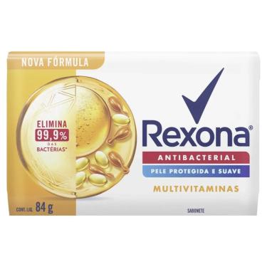 Imagem de Sabonete Barra Antibacterial Multivitaminas Rexona Envoltório 84g