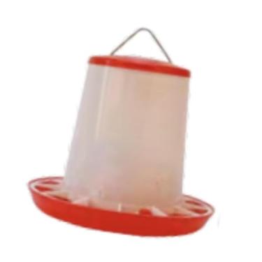 Imagem de Bothyi Alimentador de pintinhos, dispensador de alimentos, grande capacidade, portátil, alimentador de aves, balde de ração para pequenos, 6kg