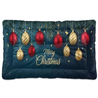 Imagem de SEHANY Cama de bola de Natal para cães e gatos com fundo antiderrapante, cama de canil, colchão macio para animais de estimação, lavável, almofada de cama para cães pequenos, médios e grandes, gatos