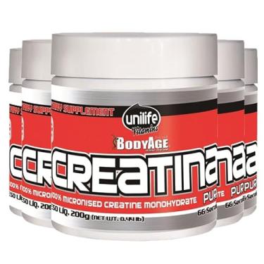Imagem de Kit 5 Creatina ATP Monohidratada Unilife 200g