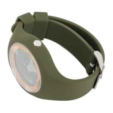 Imagem de Generic Relógio Esportivo Digital Infantil, Alarme, Cronômetro, Pedômetro Com Luz de Fundo, Resistente a Choques, Ideal para Diversas Atividades Esportivas, Resina de Silicone, Aço Inoxidável (DO Verde)