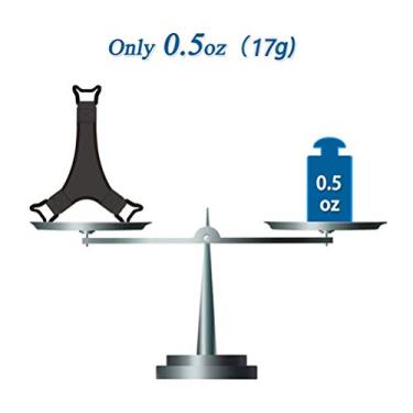 Imagem de Generic Suporte de Alça de Mão para Aperto de Dedo para Tablets, Manuseio Seguro de E-reader, Material de Neoprene Preto, Cabe Em E-readers Com Capas (Preto)