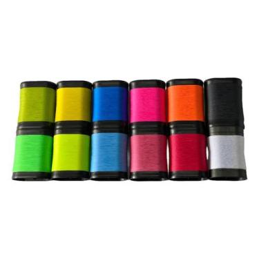 Imagem de Kit 1 Lata Oval Preta + Linha Colorida 500j Cor:Colorida - ARV, Colori