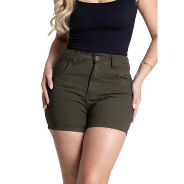 Imagem de Shorts Sarja Sawary - 281867 - Verde 42, Verde, 42