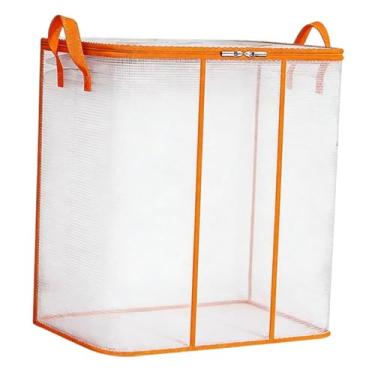 Imagem de KiBcsLic Saco para guardar roupas, ideal para mudanças, à prova de poeira, com alça reforçada. Óculos de sol, suéteres, cobertores, brinquedos e para organizar