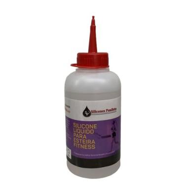 Imagem de Silicone 250ml Profissional Para Lubrificar Esteira Elétrica Retira Ru