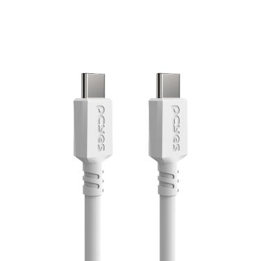 Imagem de Cabo USB TIPO-C 3.1 P/ USB TIPO-C 3.1 - Branco - 1 Metro - PUCP1B