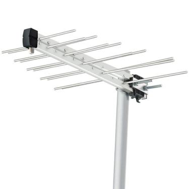 Imagem de Antena Digital Externa Aquário Log Periódica 20 Elementos