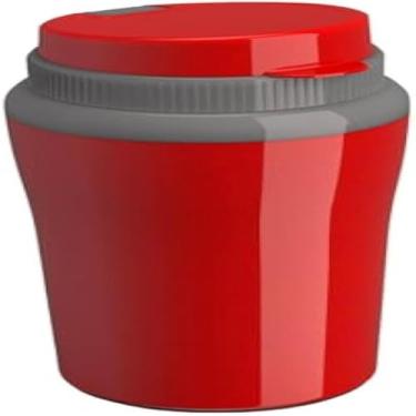 Imagem de Copo grande para liquidos com isolamento termico, cor vermelha vibrante, 650ml