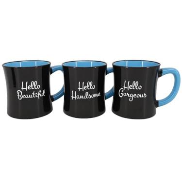 Imagem de Blue Sky Ceramic Conjunto de 3 peças Caneca Hello Gorgeous 500 ml