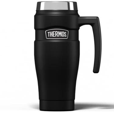 Imagem de Thermos Caneca de viagem Stainless King, preto fosco, 470 ml