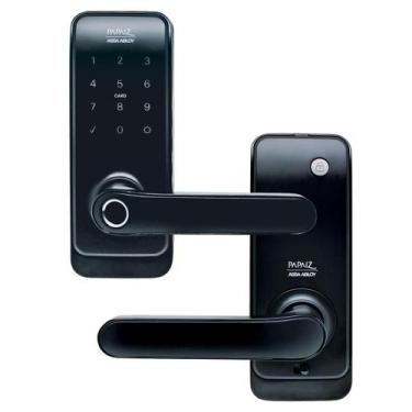 Imagem de Fechadura Eletrônica Digital Smart Lock Com Biometria, Senha, Cartão E