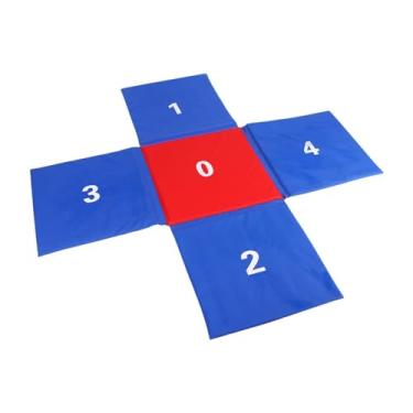 Imagem de Amagogo Crianças de pular de pular, treinamento de velocidade de reação, brinquedo de presente em forma de cruz, coordenação para os olhos, tocando tapete, Couro Pu