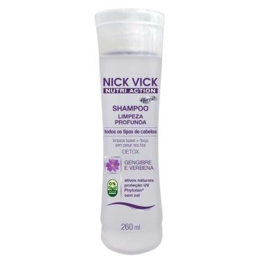 Imagem de Shampoo Limpeza Profunda Nick Vick Nutri Action 260ml