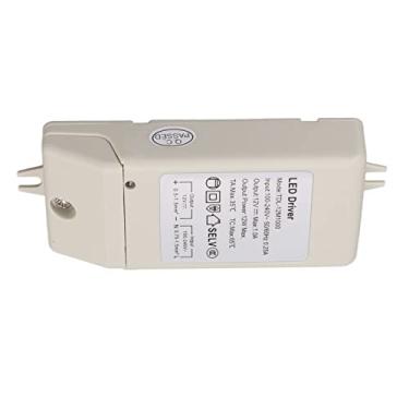 Imagem de Cryfokt Driver de LED Eficiente 12W DC 12V 1A Fonte de Alimentação de Corrente Constante para Luz de Tira LED para Uso Doméstico Material ABS