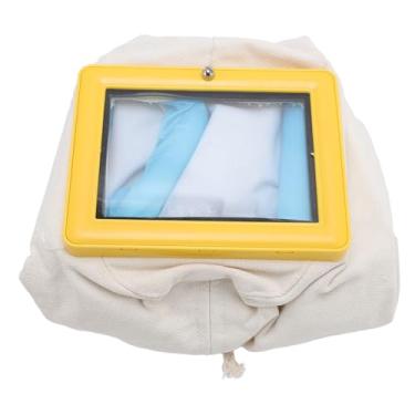 Imagem de Garosa Capacete Sandblaster, Capa Protetora de Vidro de Camada Dupla Com Xale para Jateamento de Areia, Pintura, Corte, Esmagamento, Canais de Fluxo de Ar de Material ABS