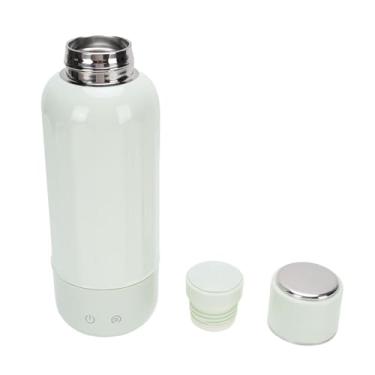 Imagem de TOPINCN Chaleira Elétrica de Viagem 500ml Caldeira de água Recarregável Portátil Com 5 Controles de Temperatura e Bateria de 5200mAh para café chá Leite Carro de Acampamento (GREEN)