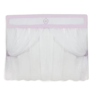 Imagem de Cortina Infantil de Bando com Voil - Thed Lilás