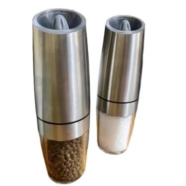 Imagem de Moinho EléTrico De Sal Grosso E Pimenta, AutorreguláVel Por Gravidade, Com Sensor Led, Adequado Para Uso Na Cozinha