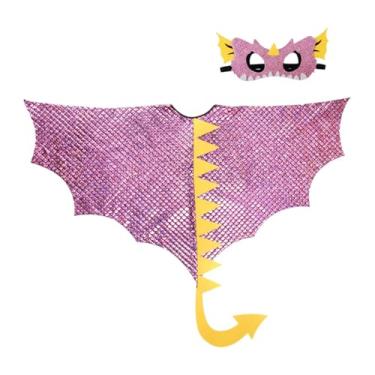 Imagem de Hailong Ming Capa de Dinossauro, Casaco de Dragão, Roupa de Cosplay, Capa de Fantasia Natalina para As Festas, Rosa