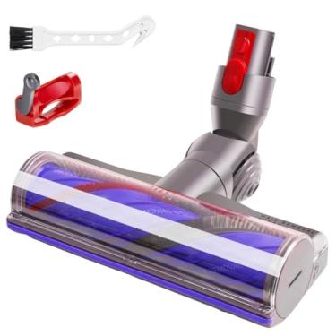 Imagem de Laymi Substituição de cabeça de vácuo antiembaraço para aspiradores de pó Dyson V7 V8 V10 V11 V15 SV11 SV10 SV12 SV14 Animal Absolute Aspiradores de pó, acessório de cabeça de escova turbo para