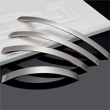 Imagem de Puxadores de armário de 96 mm ~ 224 mm, maçanetas de liga de alumínio, maçanetas de cozinha, puxadores de armário, gaveta, móveis, ferragens 1 peça (96 mm)