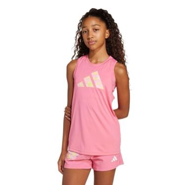 Imagem de Regata Adidas Printed Logo Infantil - Rosa 5-6-Feminino