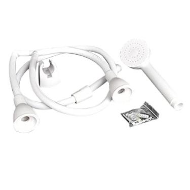 Imagem de Ducha portátil de mão com mangueira spray torneira alta pressão para banho bebê animais estimação lavagem cabelo enxágüe legumes pia serviço banheiro