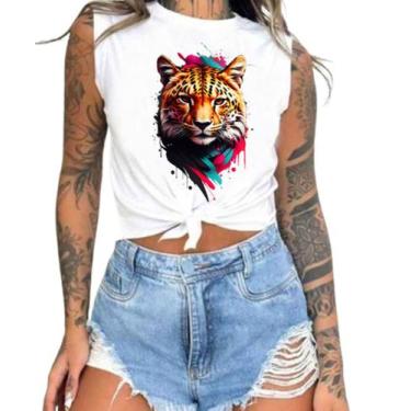 Imagem de Cropped T-Shirts Feminino Estampado Várias Estampas 42 - megan basic, 